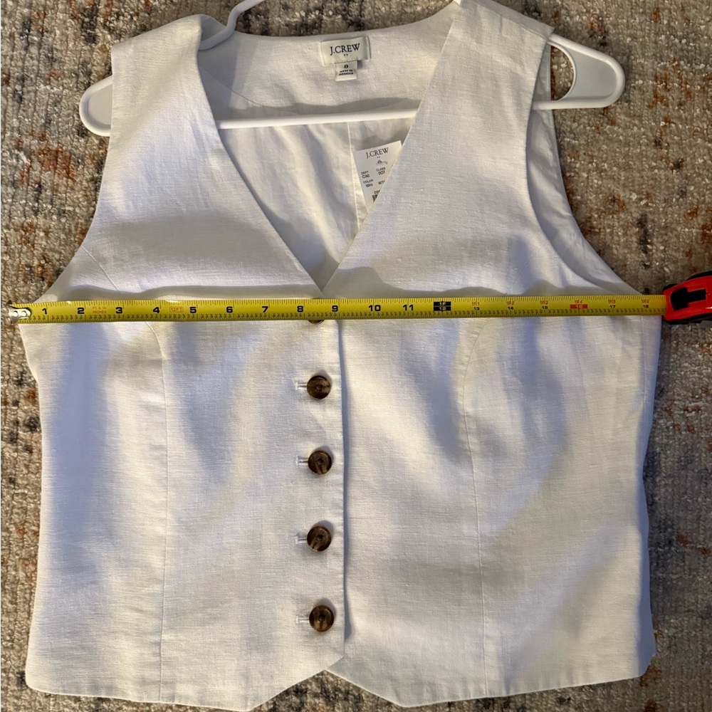 J. Crew Linen Vest - Picture 8 of 8